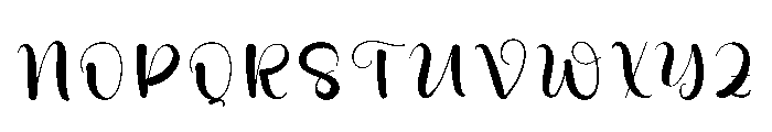 Dearshy Signature Font UPPERCASE