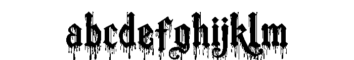 Death Hole Dripping FONT
