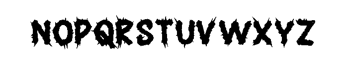 DeathCard Font LOWERCASE