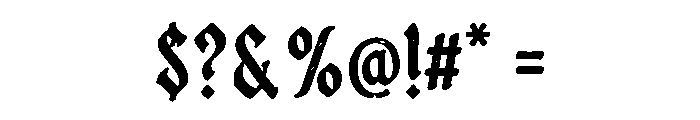 Deathvale Font OTHER CHARS