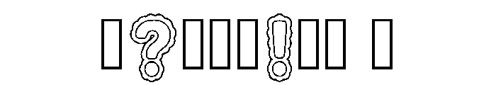 Debora Regular Font OTHER CHARS