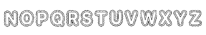 Debora Regular Font LOWERCASE