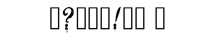 Debra Regular Font OTHER CHARS