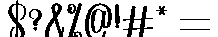 Decals Font OTHER CHARS