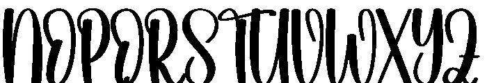 Decals Font UPPERCASE