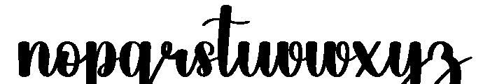 Decals Font LOWERCASE