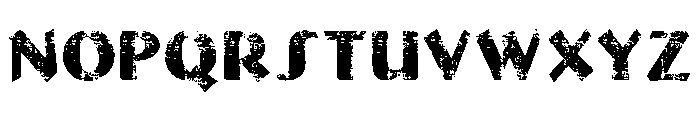 December Crafted Regular Font UPPERCASE