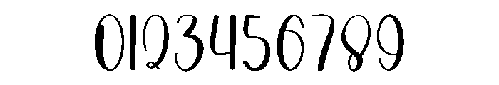 December The Best Font OTHER CHARS