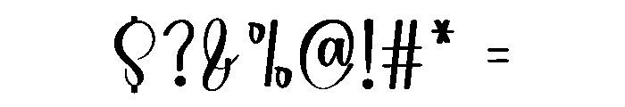 December The Best Font OTHER CHARS