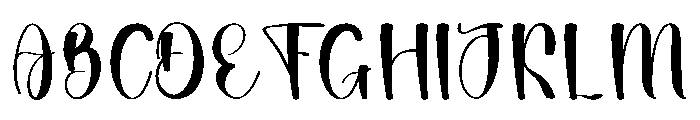 December The Best Font UPPERCASE