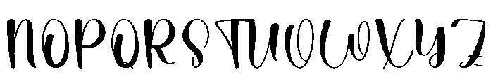 December The Best Font UPPERCASE
