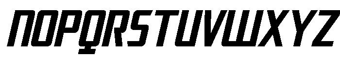 Decepticon Italic Font UPPERCASE