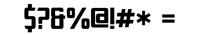 Decepticon Font OTHER CHARS