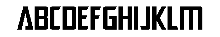 Decepticon Font UPPERCASE