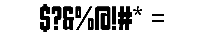 Decision Regular Font OTHER CHARS