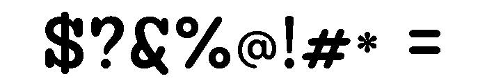 Deckle Font OTHER CHARS