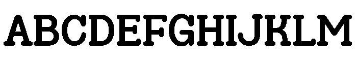 Deckle Font UPPERCASE