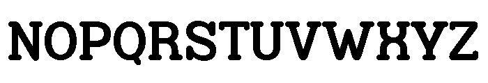 Deckle Font UPPERCASE