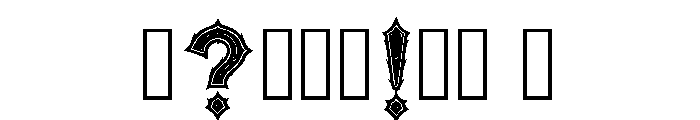 Declan Regular Font OTHER CHARS