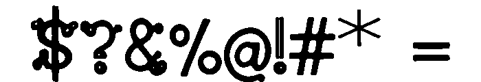 DecoCharm Font OTHER CHARS