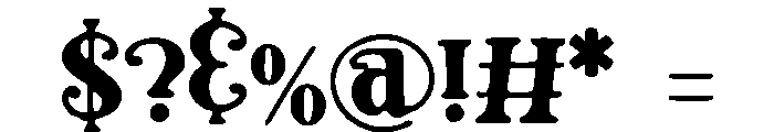 DecoVibe Font OTHER CHARS