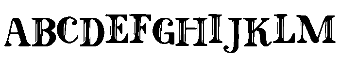 DecoVibe Font UPPERCASE