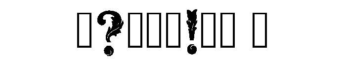Deconstructivist Regular Font OTHER CHARS
