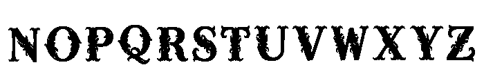 Deconstructivist Regular Font UPPERCASE