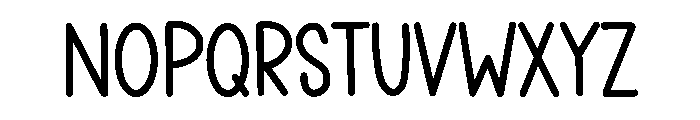 Decor Ballon Font LOWERCASE