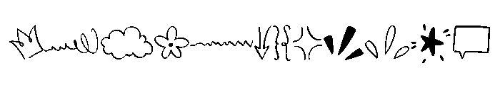 Decorate Doodle Set FONT