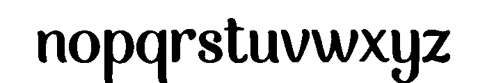 Decorative Bubble Font LOWERCASE