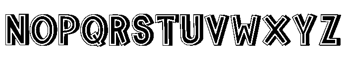 Decorative Text Regular Font LOWERCASE
