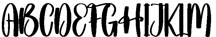 Decorative Font UPPERCASE