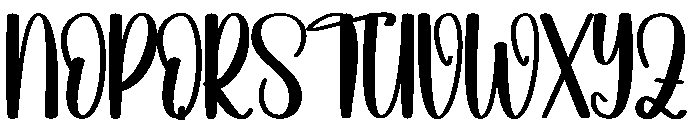 Decorative Font UPPERCASE