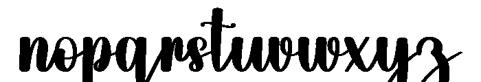 Decorative Font LOWERCASE