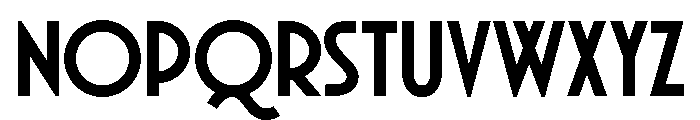 Decort Font LOWERCASE