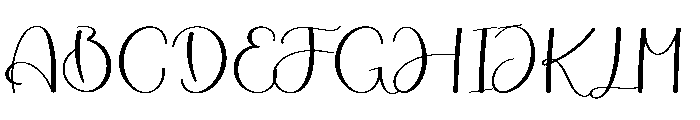 Deddy Handmade Font UPPERCASE