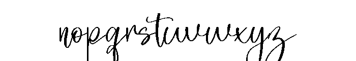 Deddy Handmade Font LOWERCASE