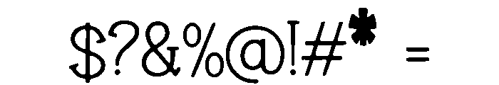 Deep_Sky Font OTHER CHARS