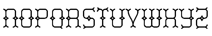 Deeply Rooted Thin Font LOWERCASE