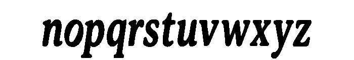 DeeplySixties Bold Italic Font LOWERCASE