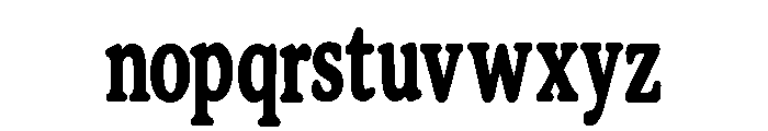 DeeplySixties-Bold Font LOWERCASE