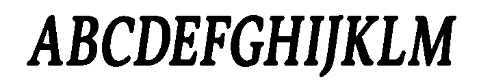 DeeplySixties Medium Italic Font UPPERCASE