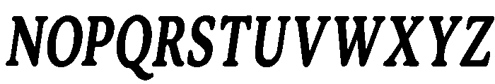 DeeplySixties-MediumItalic Font UPPERCASE