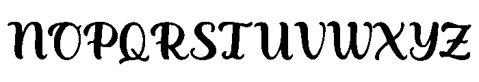 Deepsea_Lizard Font UPPERCASE