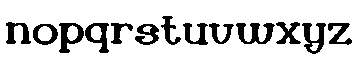 Deepwater_Phantom Font LOWERCASE