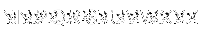 Deer Doodle Font LOWERCASE