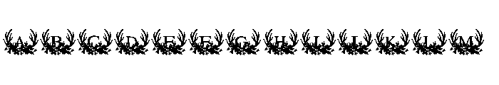 Deer flowers FONT
