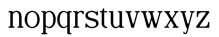 Defilao Vertes Font LOWERCASE