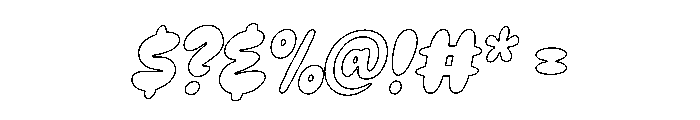 Defkins Air Font OTHER CHARS